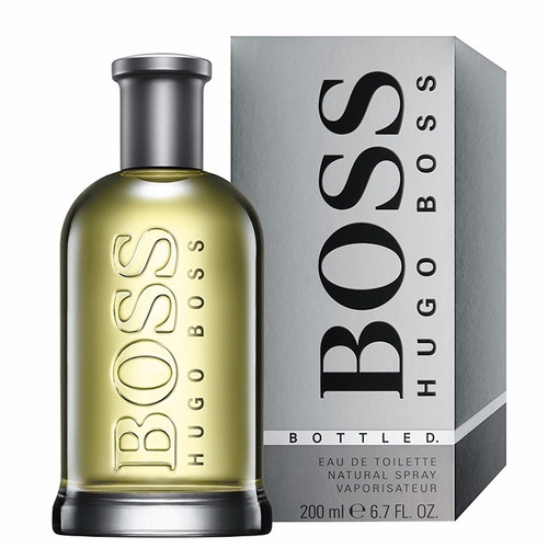 perfume hugo boss plateado