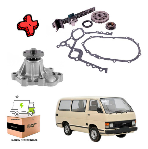 Kit Distribucion + Bomba Para Toyota Hiace 1.8 2y Yh60 83-86