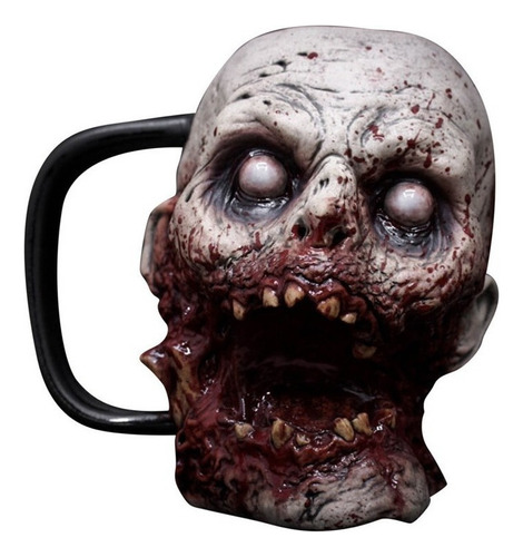 Regalo Taza Agua Cabeza Zombie Terror Sangrient De Hallo [u]