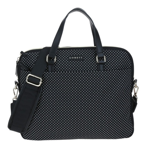 Bolso Gorétt Tipo Tote Portafolio Koker Negro