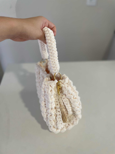 Bolsa De Crochê Luxo