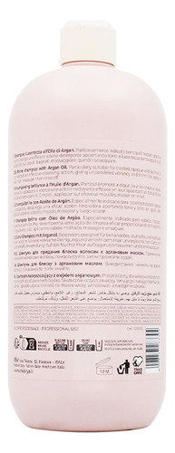 Shampoo Inebrya Argan Age 1000ml Hidratación Y Brillo
