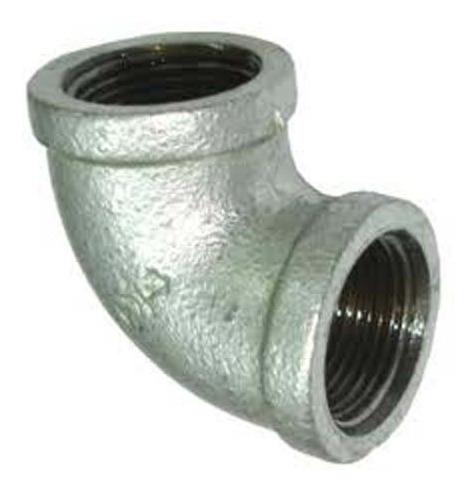 Imagen 3 de 3 de Kit Galvanizado Para Montajes 1/2 Brida, Codos Y Tee