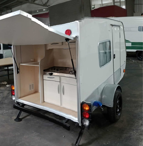 Imagen 21 de 25 de Super Mini Casa Rodante 2/3 Personas, Trailer Cuatriciclo!!