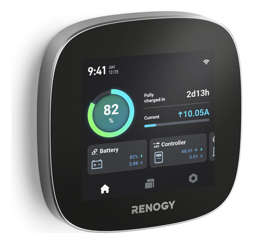 Panel De Monitoreo De Energía Todo En Uno Wi-fi, Negro