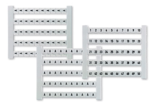 Marcador Fs Numero 51-100 Branco Horizontal Weidmuller