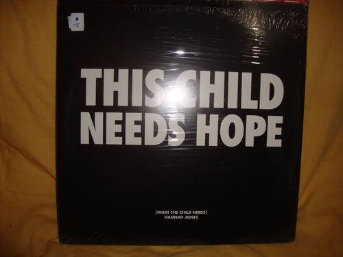 Vinilo Hannah Jones This Child Needs Hope D2