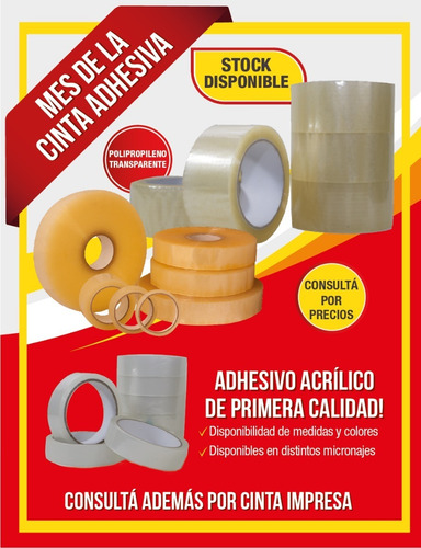 Imagen 5 de 9 de Pack Cinta Adhesiva Embalaje 24mmx45mt X72u Dw Oferta!