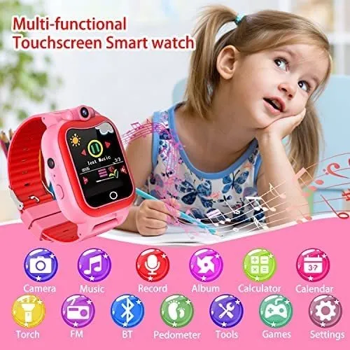 Reloj Inteligente P/niños Engpure De 3-10 Años - Rojo