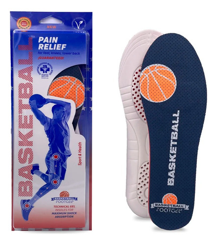Plantillas De Basketball Footgel España Color Talla Tamaño De La Plantilla 39 - 42