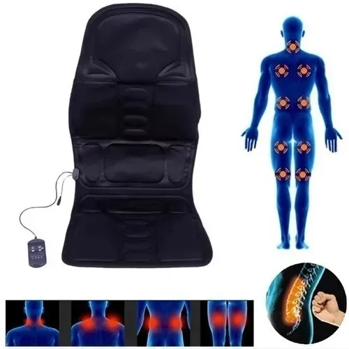 Silla Masajes Portátil Espalda Caliente Carro Casa