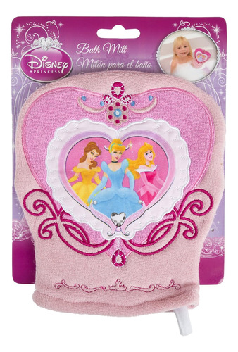 Disney Princess - Guante De Baño, Color Rosa