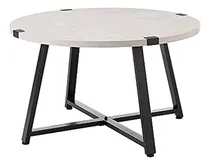 Comprar ~? Azl1 Life Concept Rustic Farmhouse Mesa De Centro Redonda