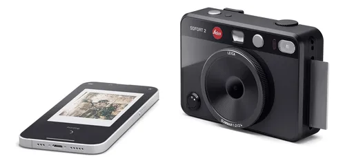 Leica Sofort 2 Cámara De Fotos Digital E Instantánea Con . Color Negro