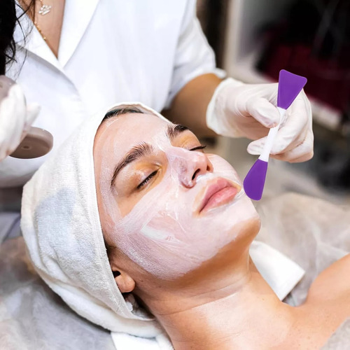 6 Brocha Silicona Aplicar Mascarillas Skin Care Crema Spa