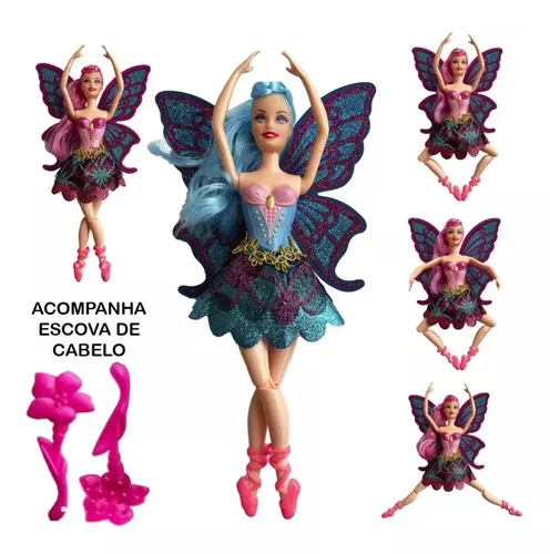 Boneca Barbie Eu Quero Ser Bailarina Morena Da Mattel Gjl58