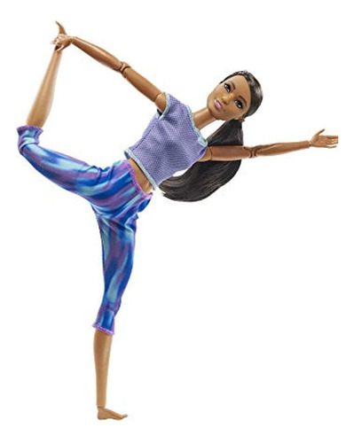 Muñeca Barbie Made To Move Articulada Nº 6 Mattel