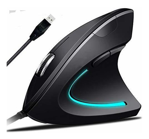 Ratón Ergonómico Wolf War, Óptico De Alta Precisión, Dpi