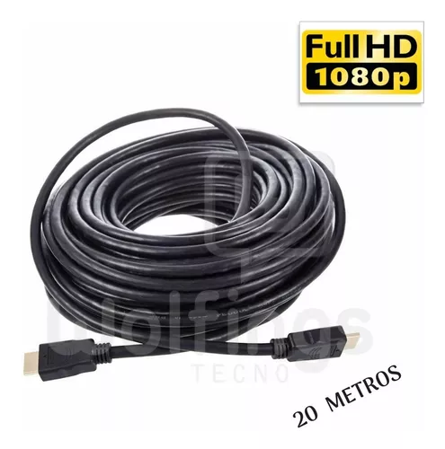 Cable Hdmi A Hdmi 20 Metros Tv Pc Proyector Fullhd 1080p