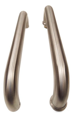 Jaladera P/ Cristal Vidrio 30cm (6 Piezas) J017-06 Níquel Satinado
