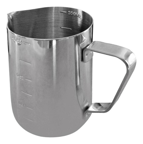 2 Jarra De Leche Para Espumar Café Metal Acero 350ml Diy Color Fix