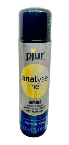 Lubricante Sexo Anal Pjur Analyse Me! Base De Agua 100ml