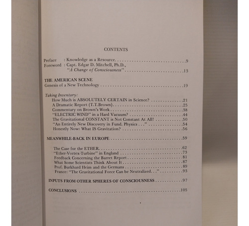 Ether Technology Rational Approach Gravity Control Rho Sigma (Usado)