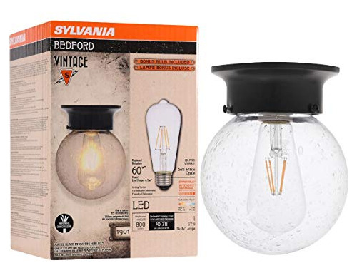 Sylvania Bedford Vintage Led 60 W St19 Blanco Suave Opale