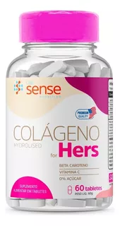Colágeno Hidrolizado - 60 Tabletes - Life Sense Nutrition Sabor Sem Sabor