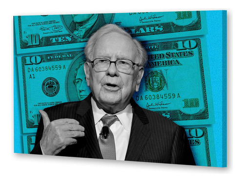 Cuadro 40x60cm Warren Buffet El Mejor Inversor Finanzas M2