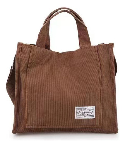 Tote Bag Mujeres Estética Bolsa De Pana Bolsa Cuerpo Cruzado