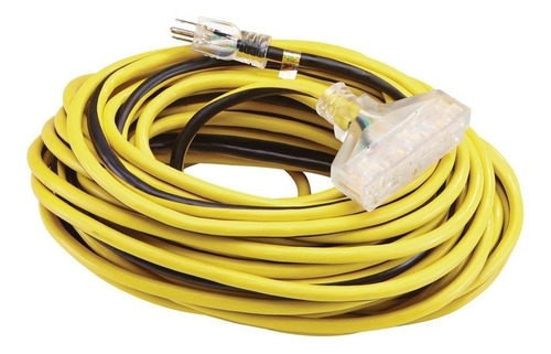 Cable De Extensión De Salida Múltiple De 100ft Calibre 12/3