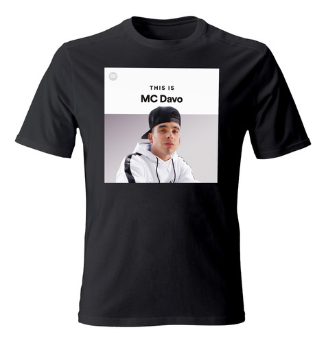 Playera Mc Davo, Camiseta Hip-hop Urbano Spotify