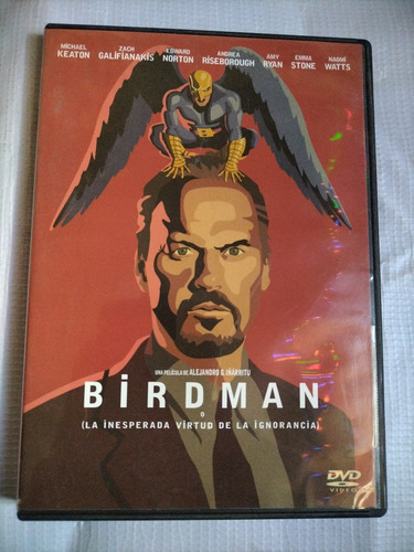 Birdman La Inesperada Virtud De La Ignorancia Película Dvd (Usado)