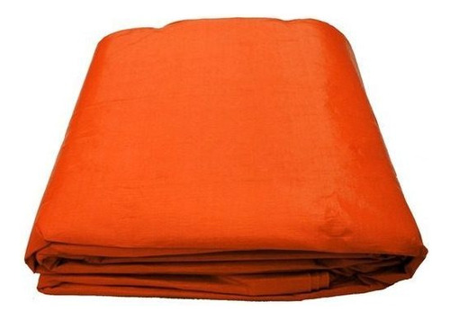 Lona Plastica Para Cobertura De Telhado Kala 3x2 100 Micras Leve, Resistente, Reforçada Cor Laranja