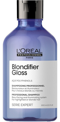 Shampoo L'oréal Professionnel Serie Expert Blondifier Gloss En Botella De 300ml Por 1 Unidad