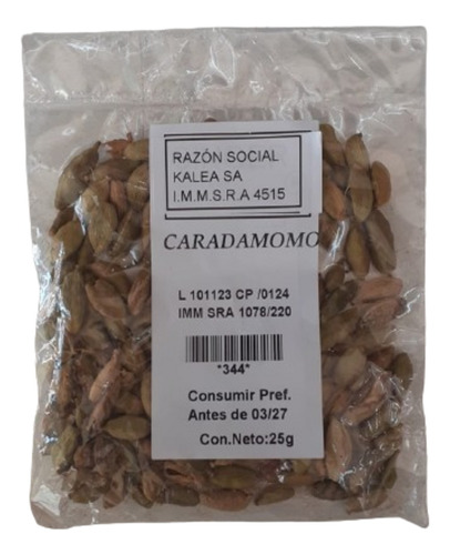 Cardamomo Verde 25g Lleve 3 Pague 2