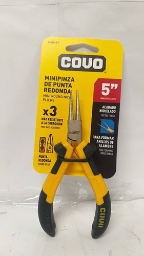 Pinza Saca Punta Redonda 5  Covo Cv-mini-r-5