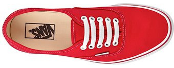 Tenis Authentic Unisex Vans Vn000ee3red Rojo