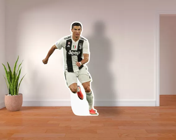 Figura Coroplast Tamaño Real Cristiano Ronaldo Juventus Fc