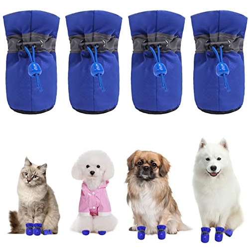 Calhnna Zapatos Para Perros Protectores De Pata De Cachorro 