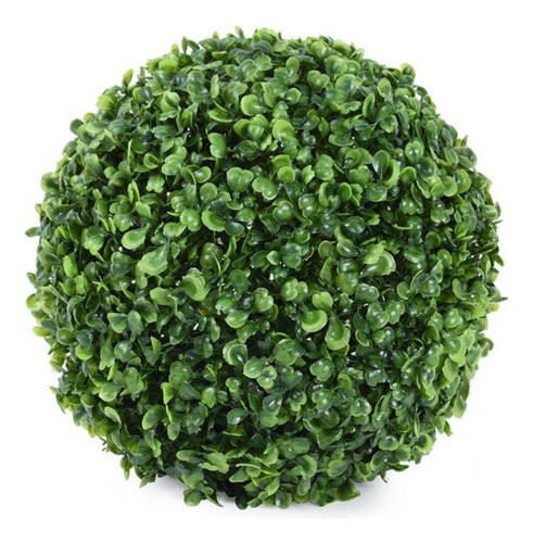 Kit 6 Bolinhas Buchinho Artificial Decorativa 13cm Premium Cor Verde
