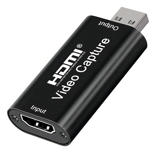 Capturadora De Video Full Hd Entrada Hdmi Usb 4 K 1080 P