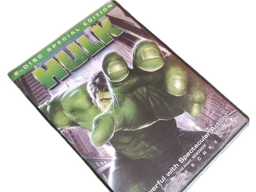 Hulk Dvd Película Original 2 Discos 