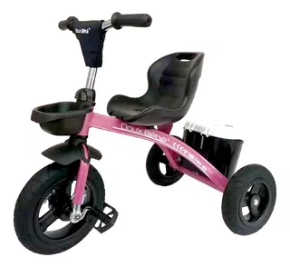 Triciclo Mini Chopper Para Niños Y Niñas Doble Canastilla