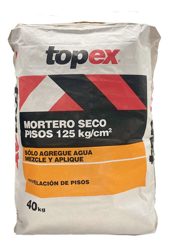 Mortero Topex Seco Estruc. 125kg/c2 40kg Topex