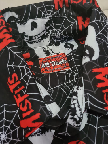 Camisa Misfits American Psycho By All Diablo