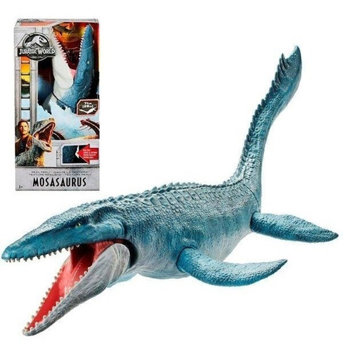 Jurassic World Mosasaurus 71cm Textura Real Original Mattel