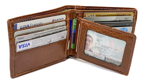 Imagen 4 de 9 de Billetera Hombre Cuero Regalos Personalizados Empresariales