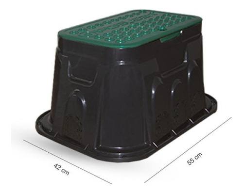 Caja Registro Poelsan Pvc 12 Para Válvulas Y Electricidad